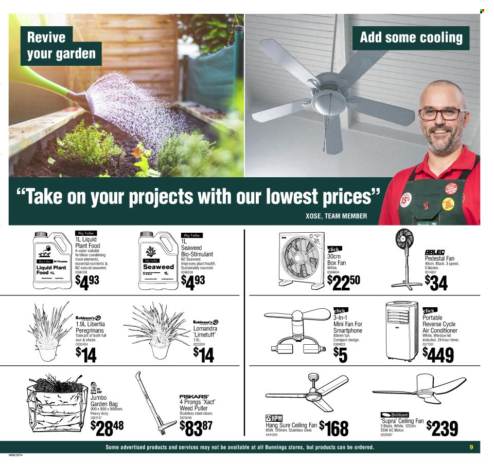 Bunnings Warehouse mailer  - 20.01.2023 - 05.03.2023. Page 9.