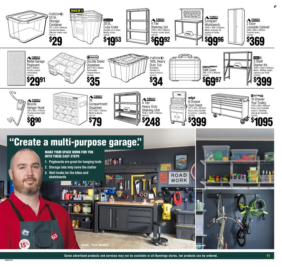Bunnings Warehouse mailer  - 20.01.2023 - 05.03.2023. Page 11.