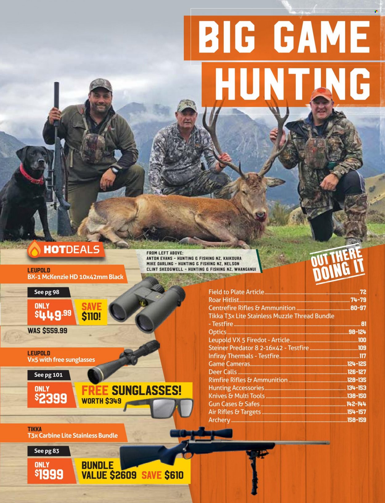 Hunting & Fishing mailer . Page 73.