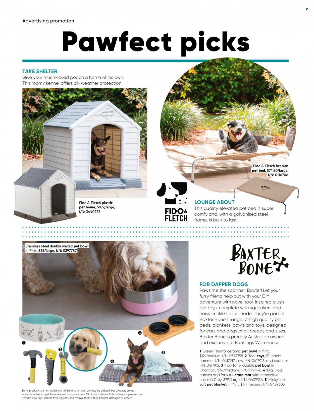 Bunnings Warehouse mailer  - 01.05.2023 - 30.06.2023. Page 60.
