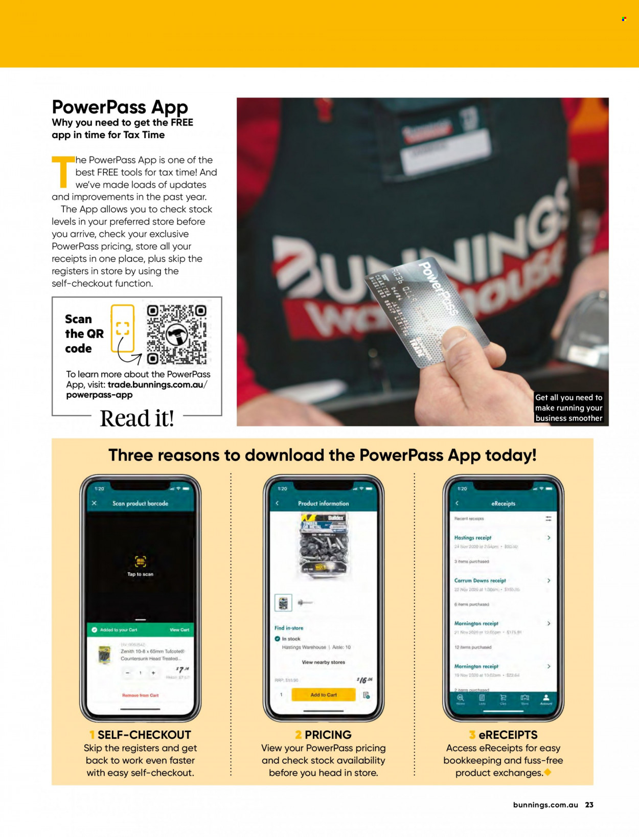 Bunnings Warehouse mailer  - 01.05.2023 - 30.06.2023. Page 115.