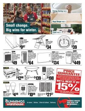 Bunnings Warehouse - Small Change. Big Wins for Winter.