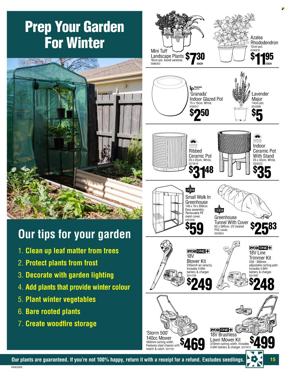 Bunnings Warehouse mailer  - 26.05.2023 - 11.06.2023. Page 15.