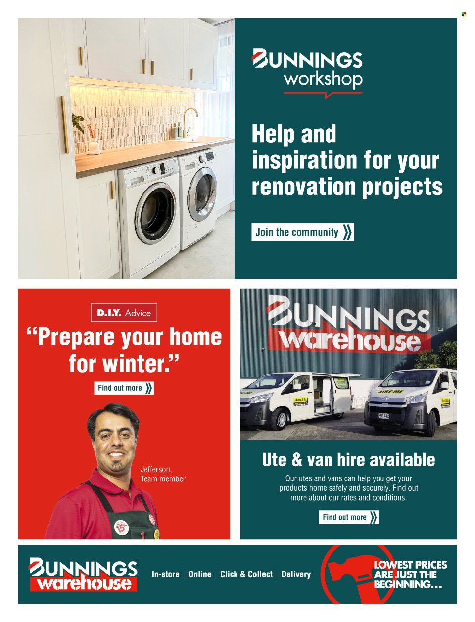Bunnings Warehouse mailer  - 26.05.2023 - 11.06.2023. Page 17.