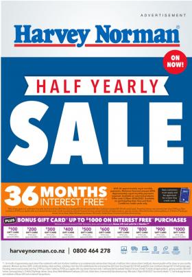 Harvey Norman - Half Yearly Sale