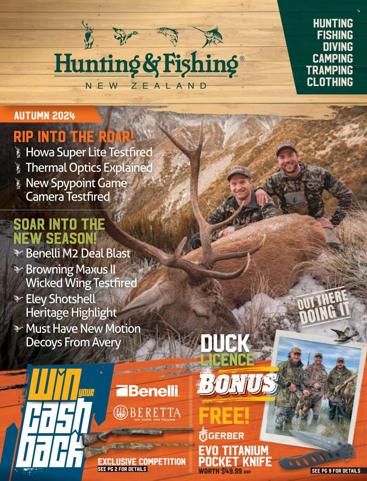 Hunting & Fishing mailer . Page 1.