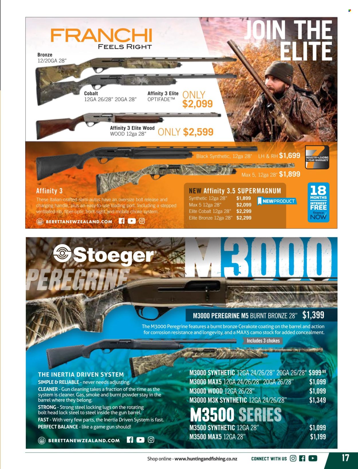 Hunting & Fishing mailer . Page 17.