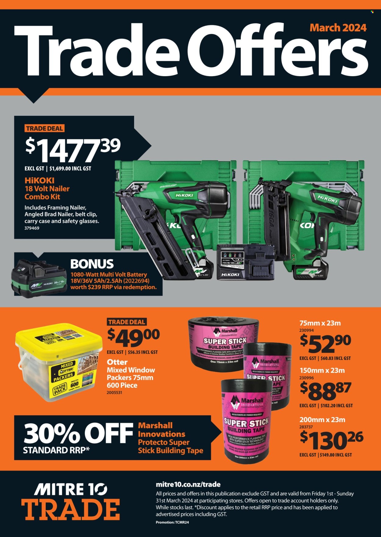 Mitre 10 mailer  - 01.03.2024 - 31.03.2024. Page 1.