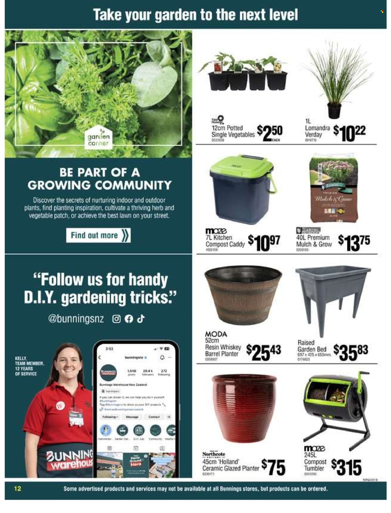 Bunnings Warehouse mailer  - 06.03.2024 - 30.03.2024. Page 12.