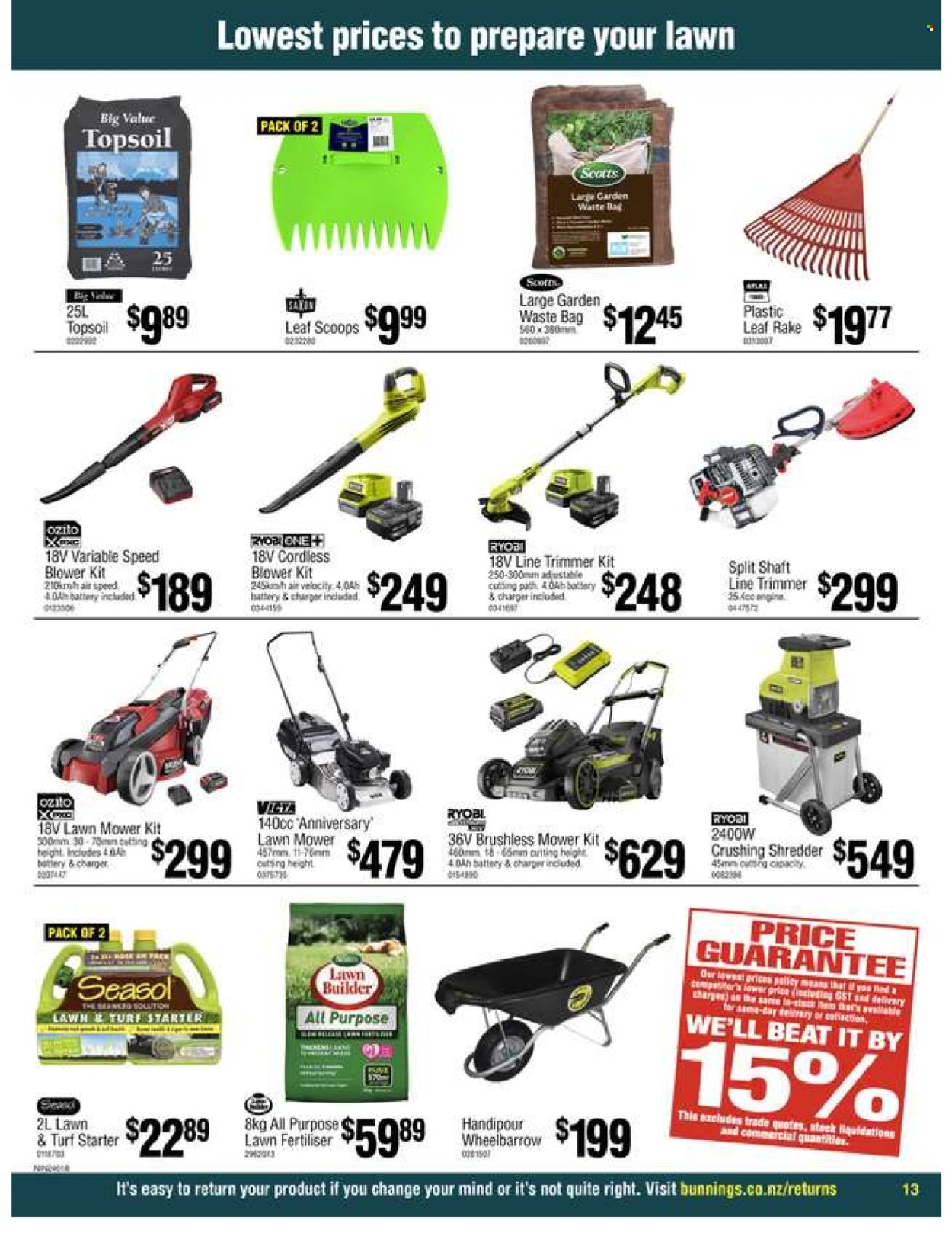 Bunnings Warehouse mailer  - 06.03.2024 - 30.03.2024. Page 13.