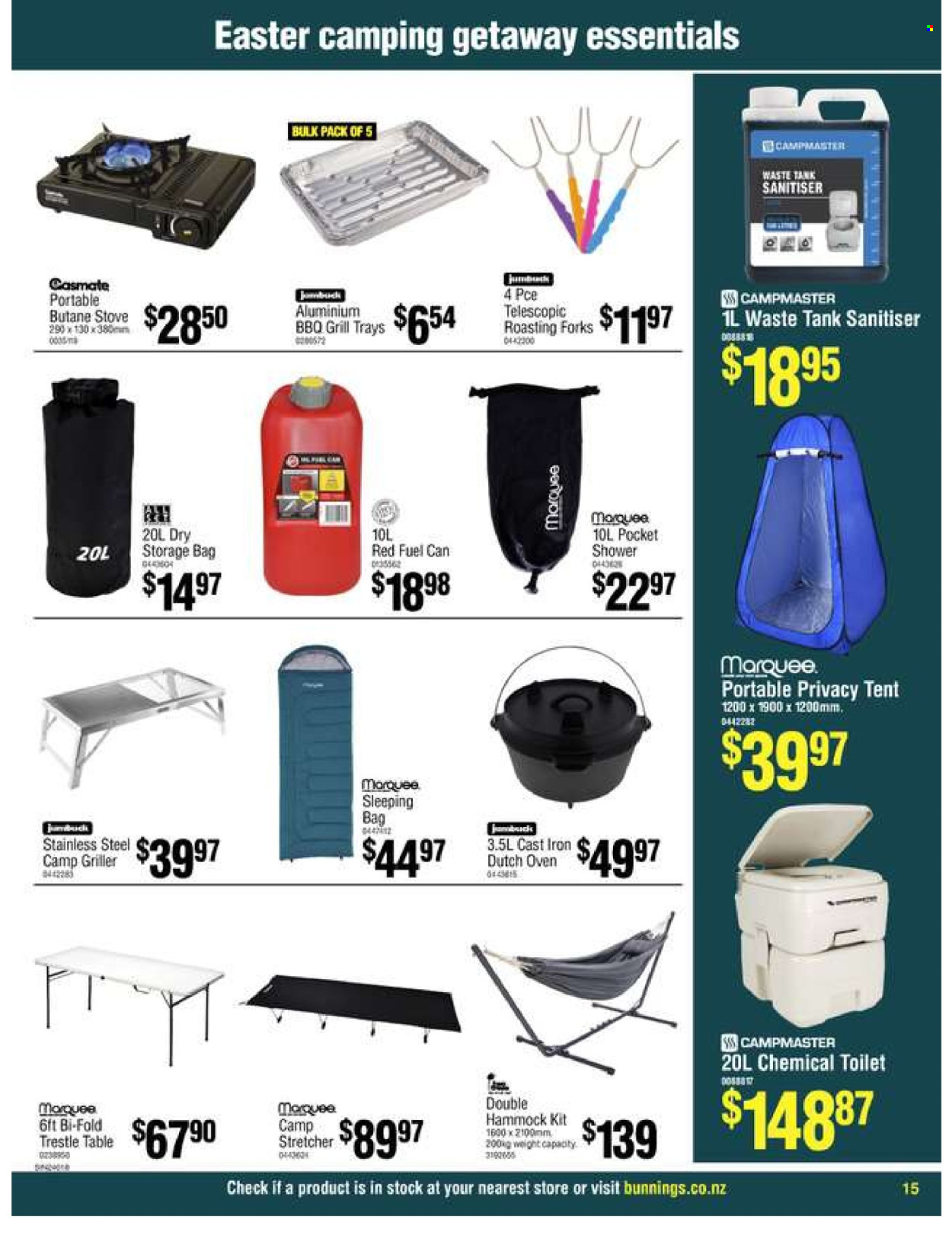 Bunnings Warehouse mailer  - 06.03.2024 - 30.03.2024. Page 15.