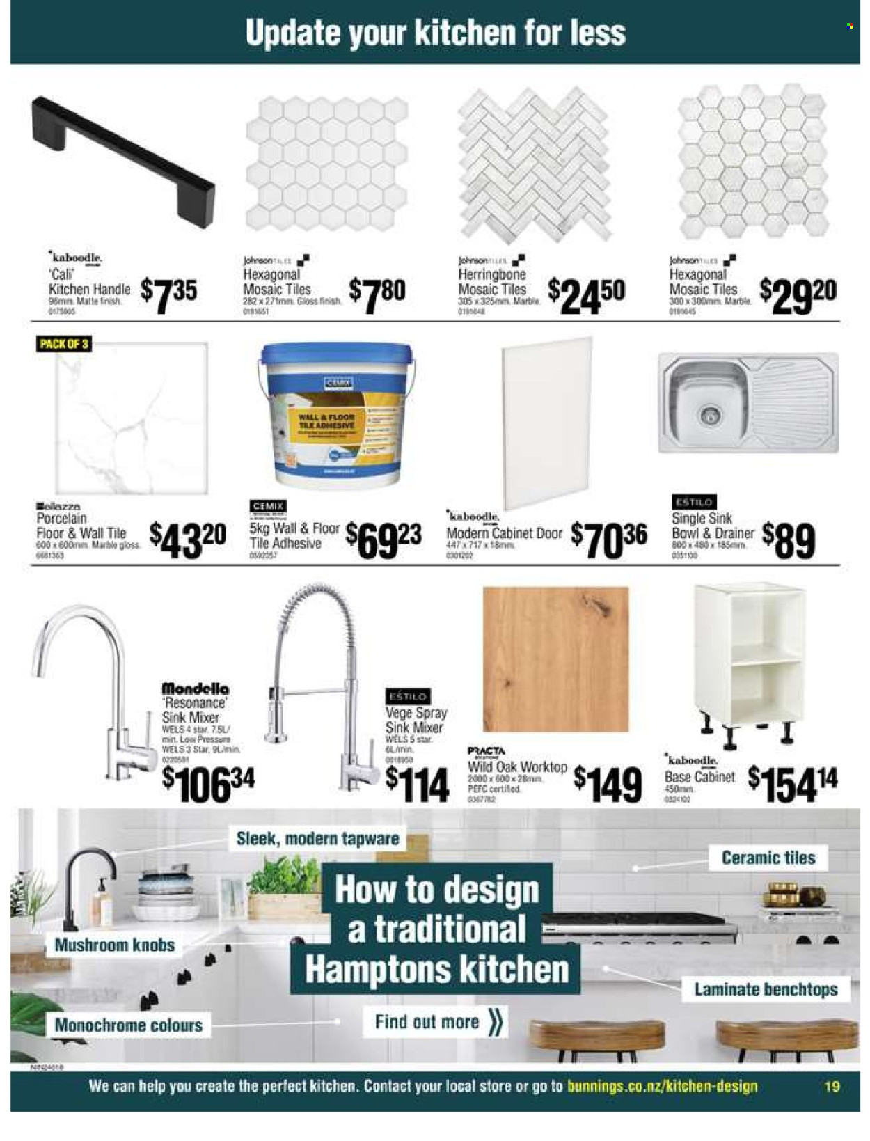 Bunnings Warehouse mailer  - 06.03.2024 - 30.03.2024. Page 19.