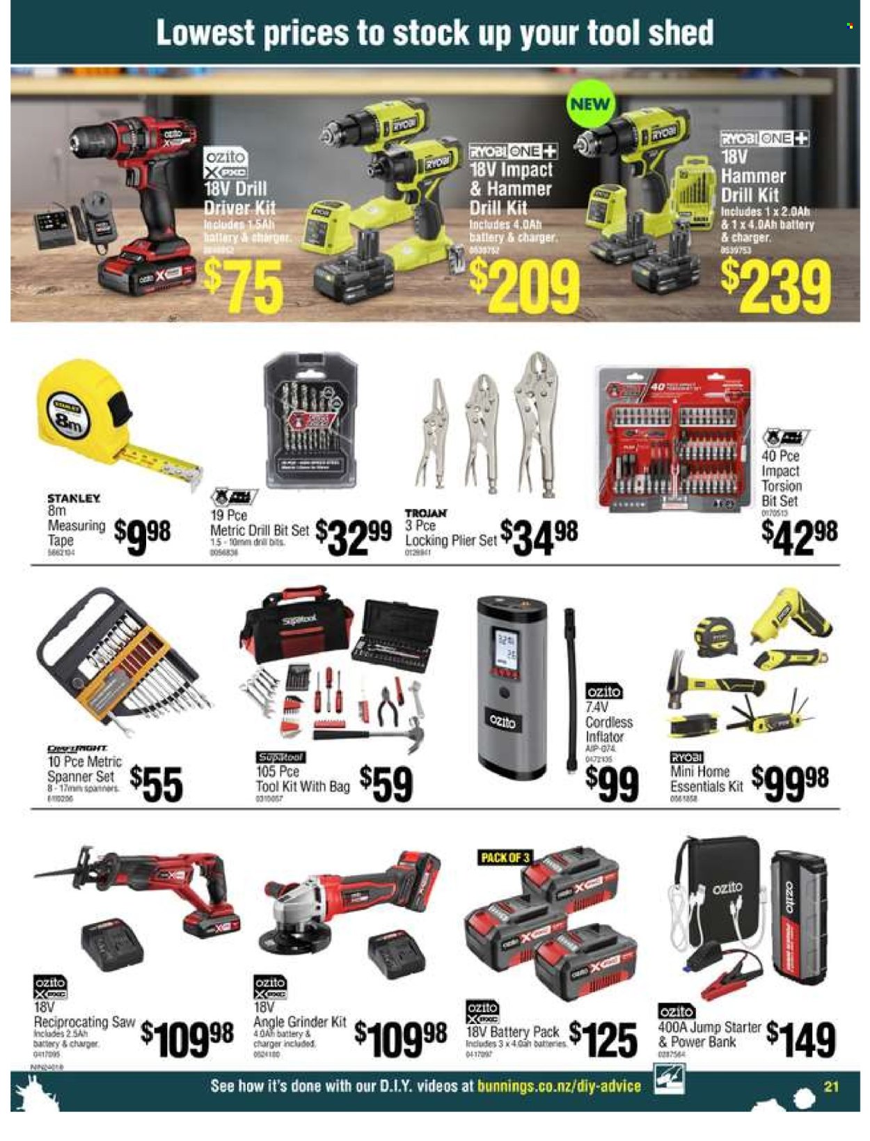 Bunnings Warehouse mailer  - 06.03.2024 - 30.03.2024. Page 21.