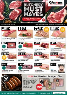 Gilmours - Monthly Butchery Must Haves