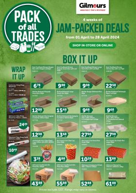 Gilmours - Pack of all Trades - English Flyer
