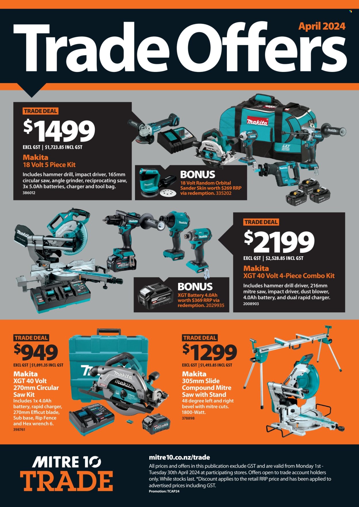 Mitre 10 mailer  - 01.04.2024 - 30.04.2024. Page 1.
