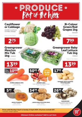 Gilmours - UNI & LNI Weekly Fresh Produce Deals