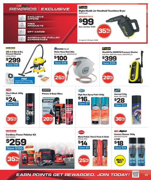 Repco mailer  - 10.04.2024 - 23.04.2024. Page 13.