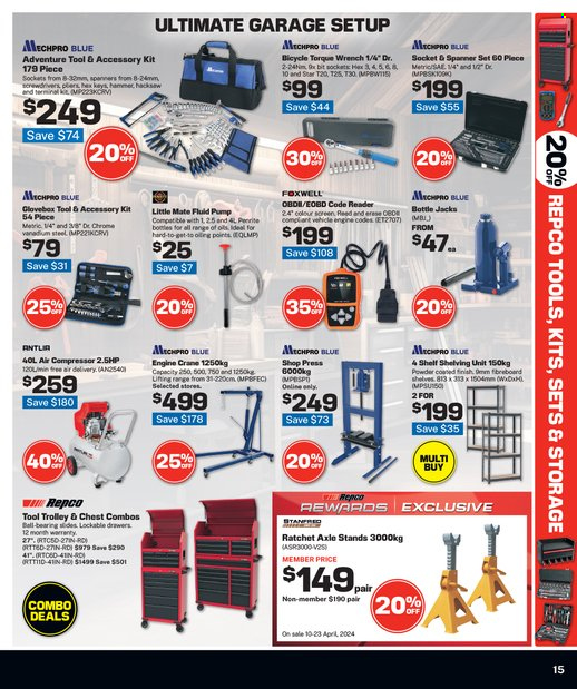 Repco mailer  - 10.04.2024 - 23.04.2024. Page 15.