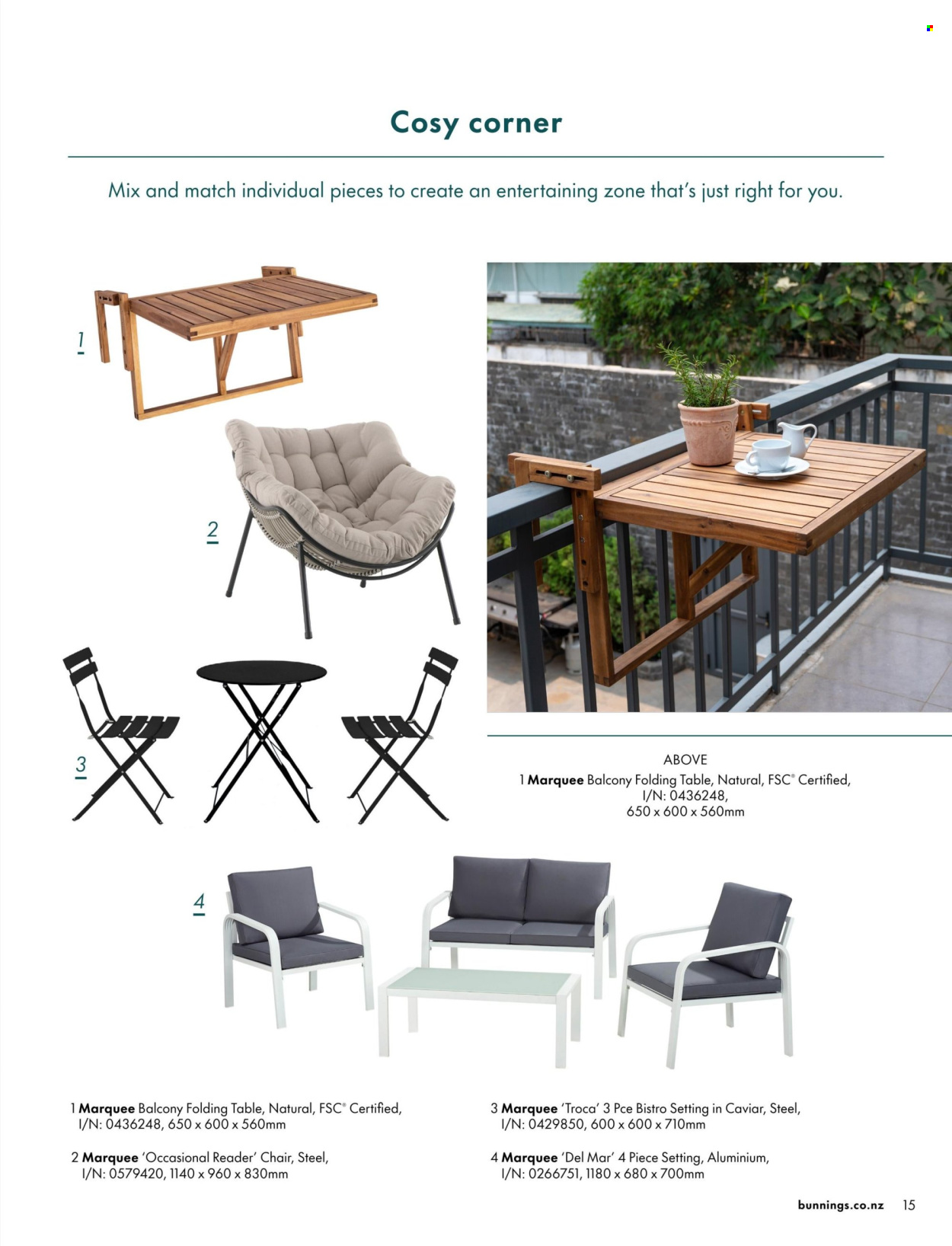 Bunnings Warehouse mailer . Page 15. Page 15