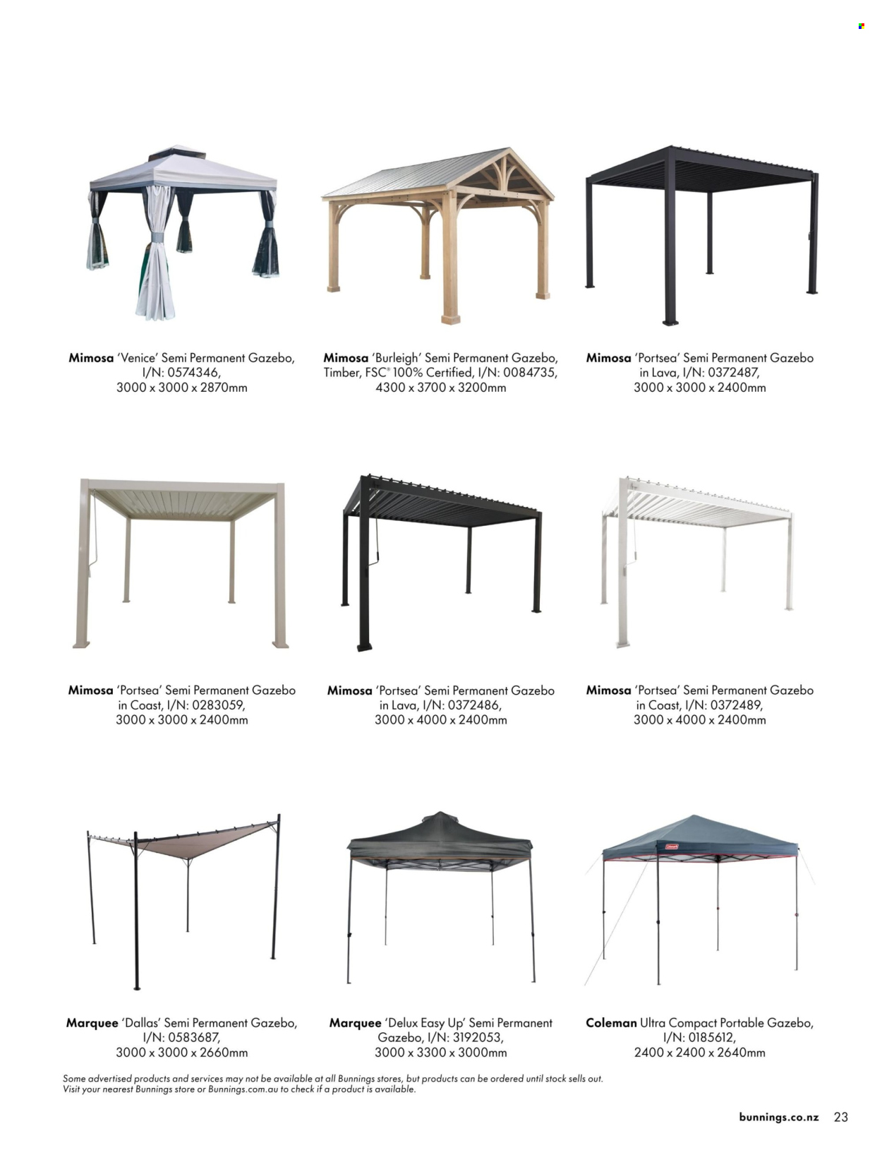 Bunnings Warehouse mailer . Page 23. Page 23