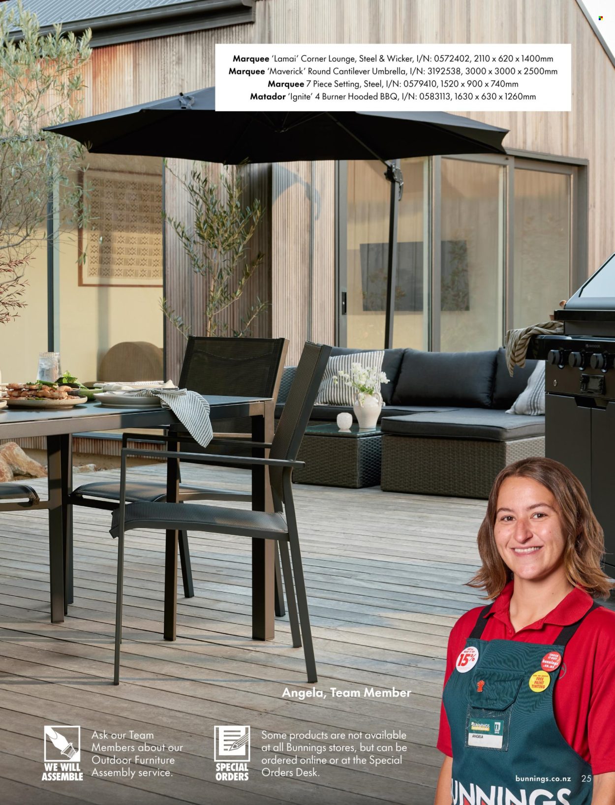 Bunnings Warehouse mailer . Page 25. Page 25