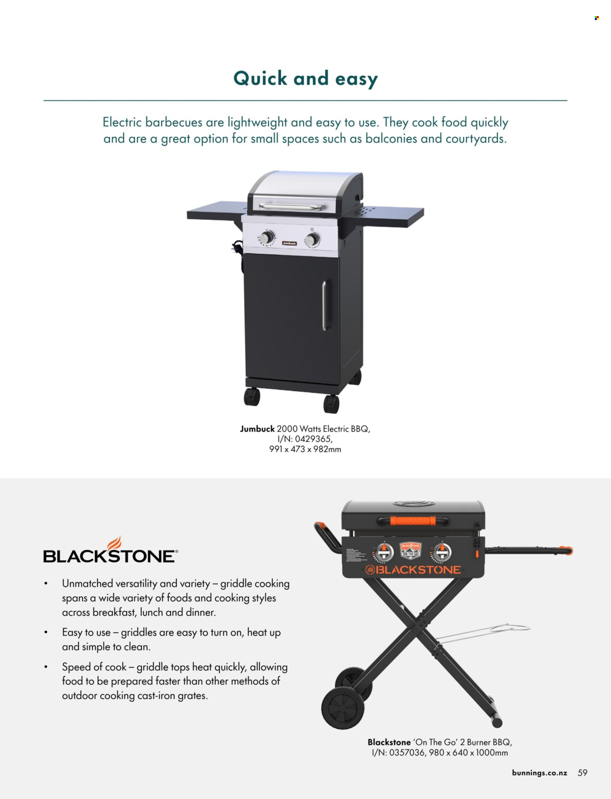 Bunnings Warehouse mailer . Page 59. Page 59