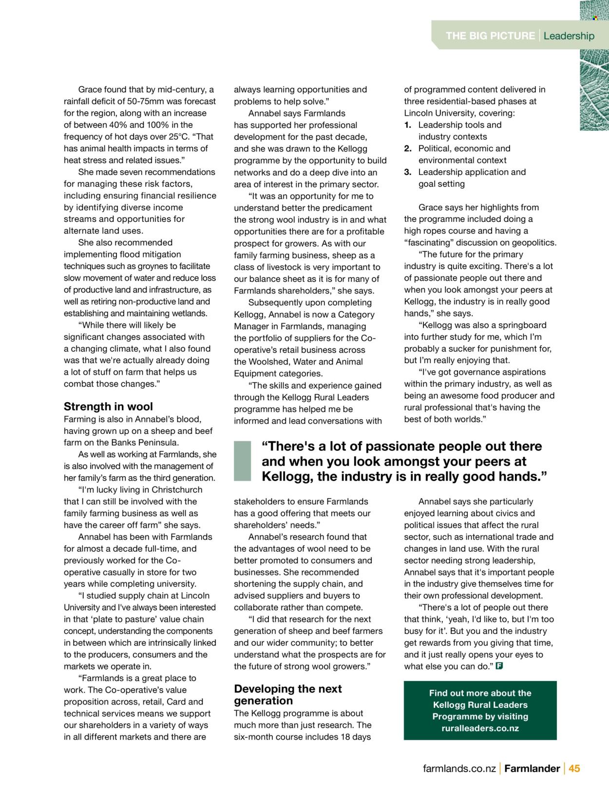 Farmlands mailer . Page 47.