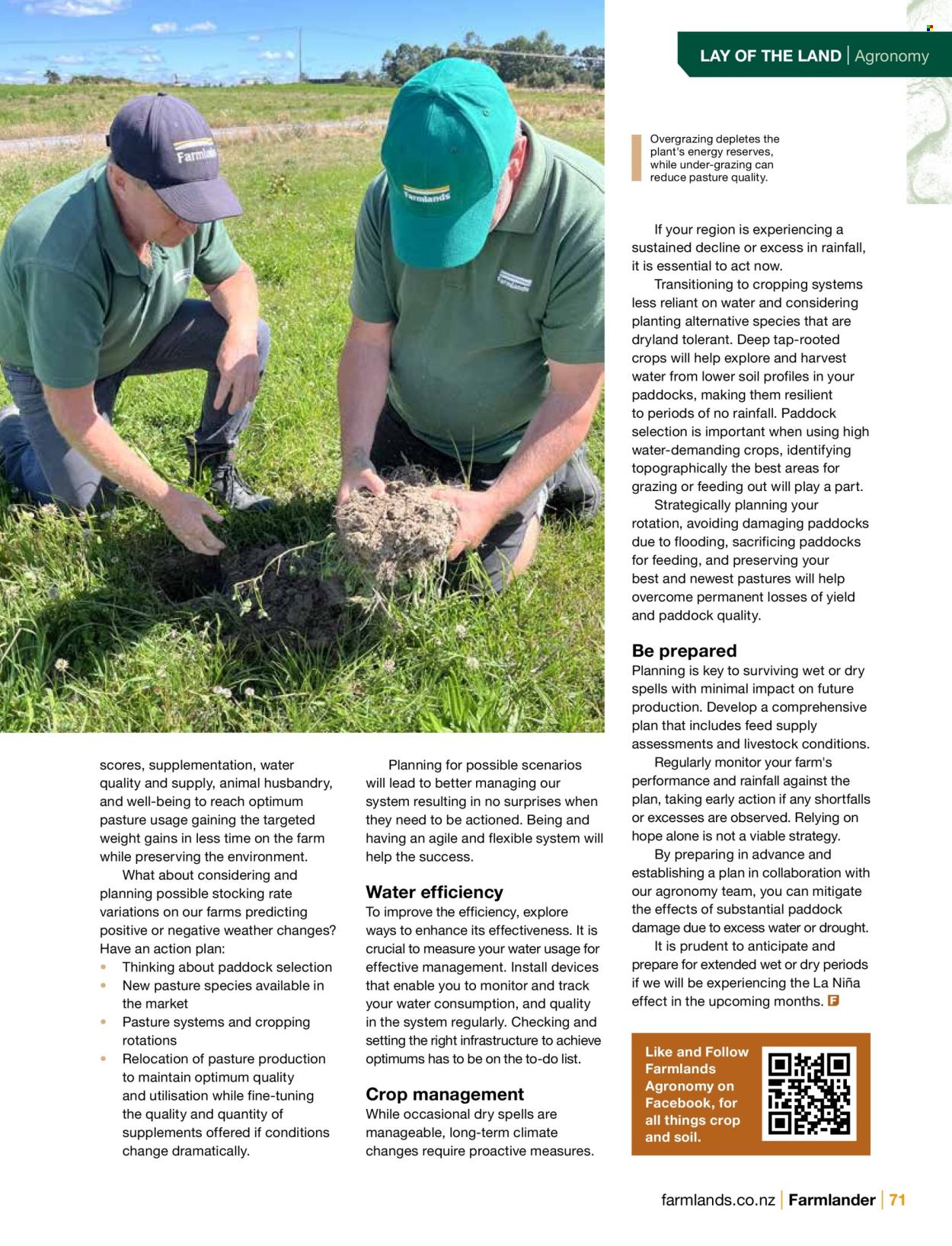 Farmlands mailer . Page 73.