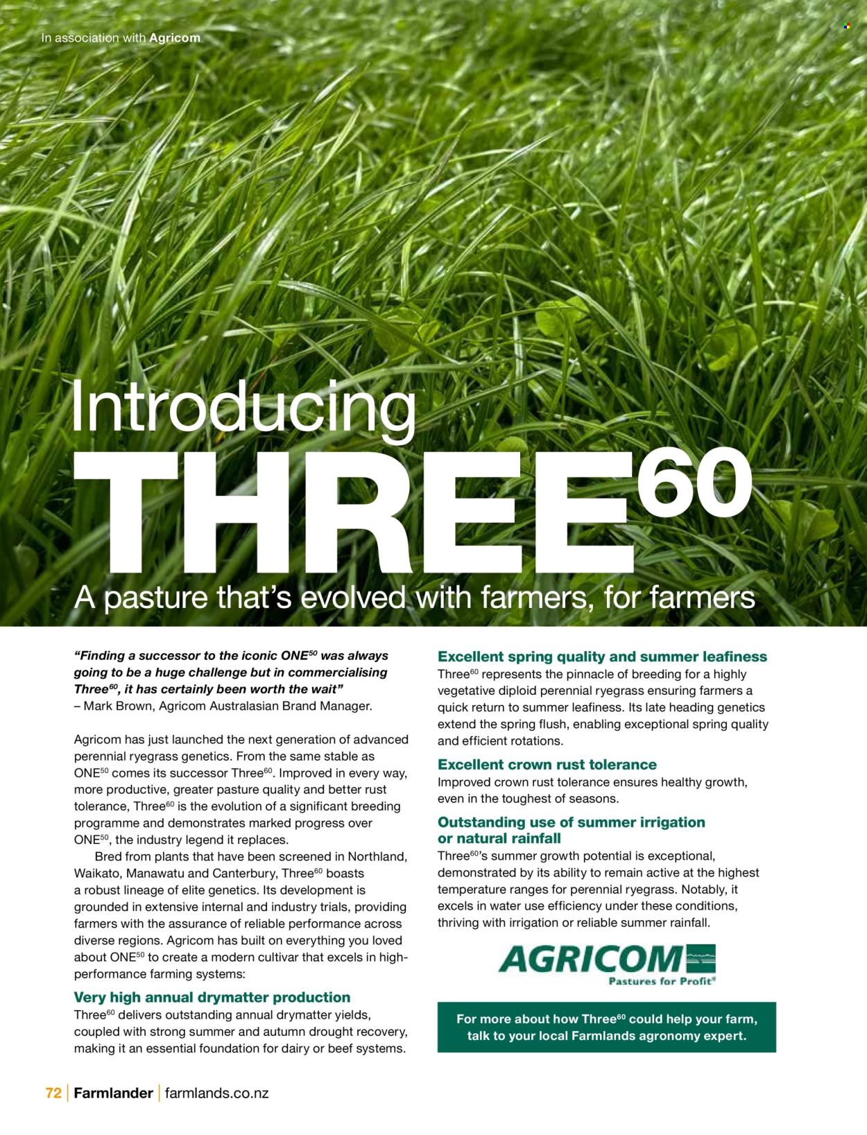 Farmlands mailer . Page 74.