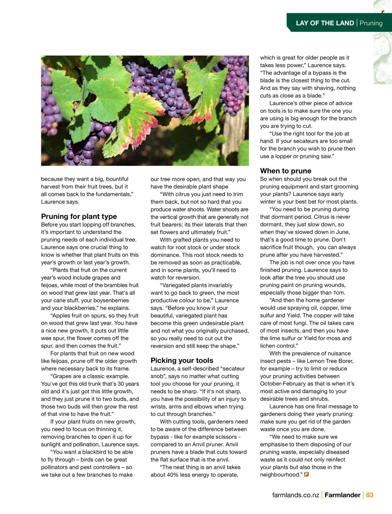 Farmlands mailer . Page 85.
