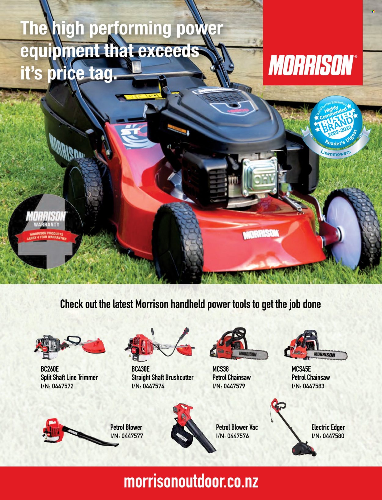Bunnings Warehouse mailer . Page 10.