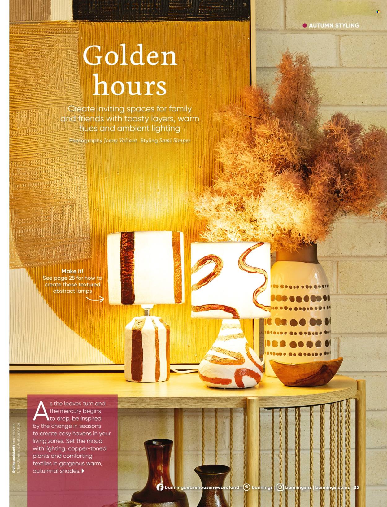 Bunnings Warehouse mailer . Page 25.