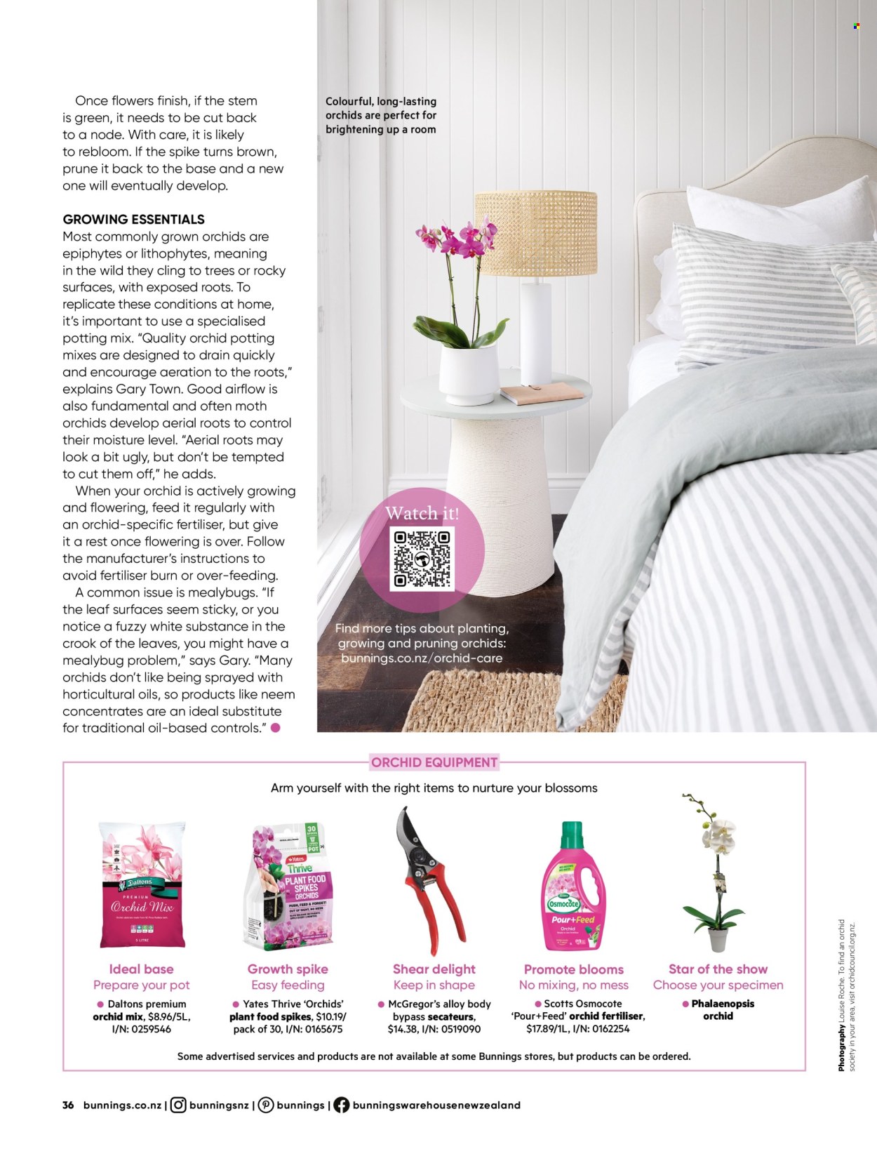 Bunnings Warehouse mailer . Page 36.