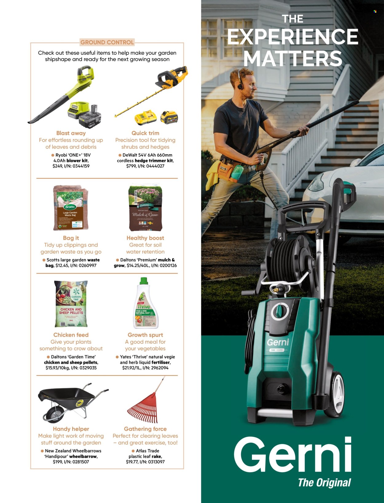 Bunnings Warehouse mailer . Page 43.