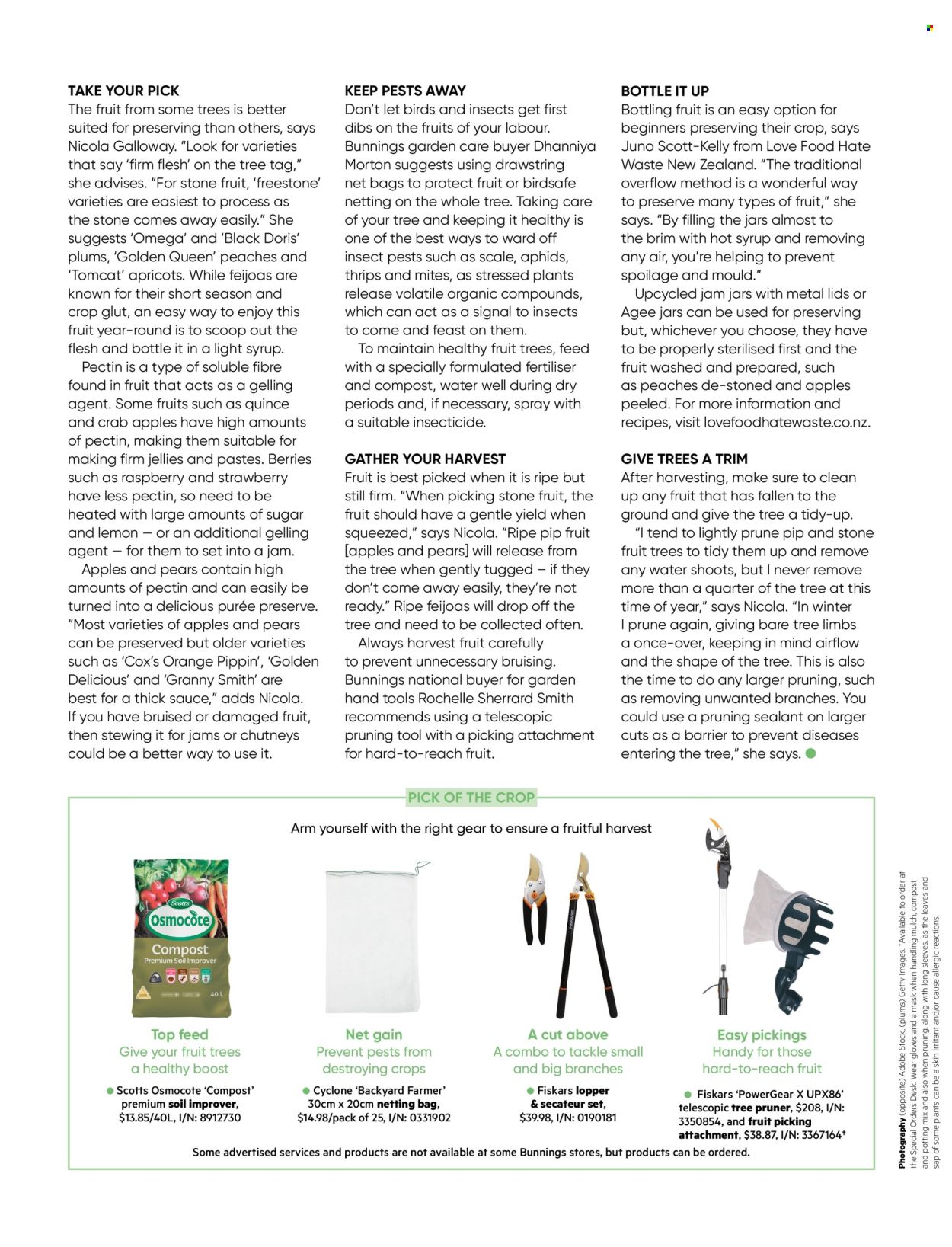 Bunnings Warehouse mailer . Page 46.