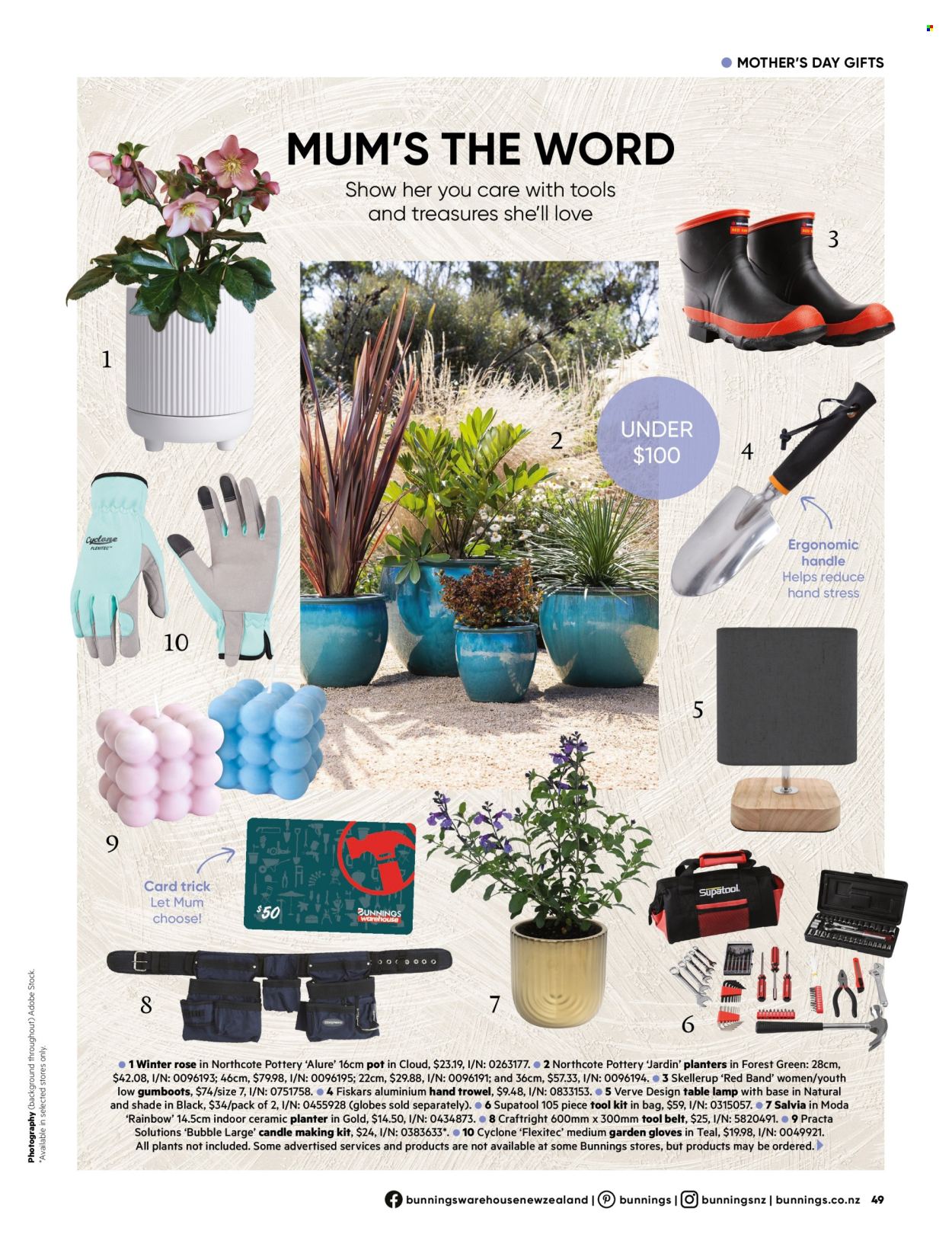 Bunnings Warehouse mailer . Page 49.