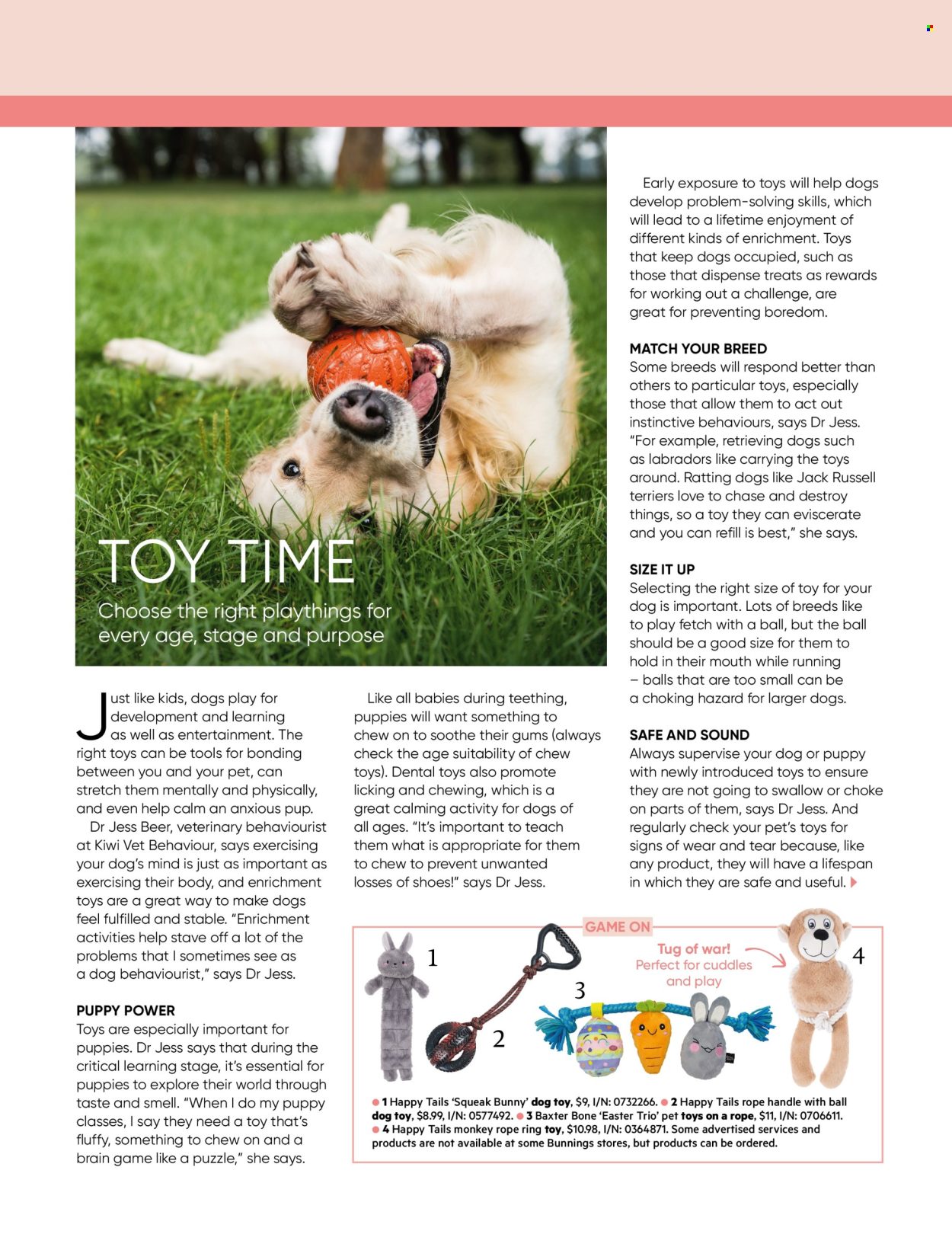 Bunnings Warehouse mailer . Page 55.