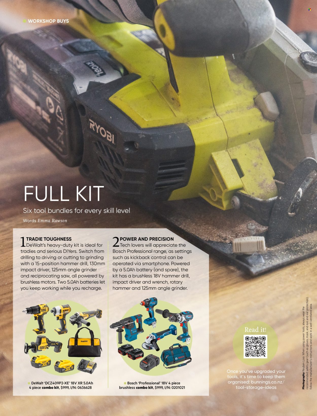 Bunnings Warehouse mailer . Page 62.