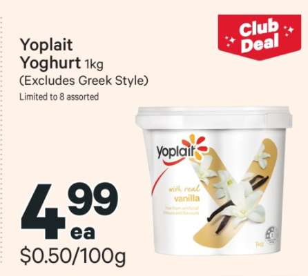 Yoplait Yoghurt