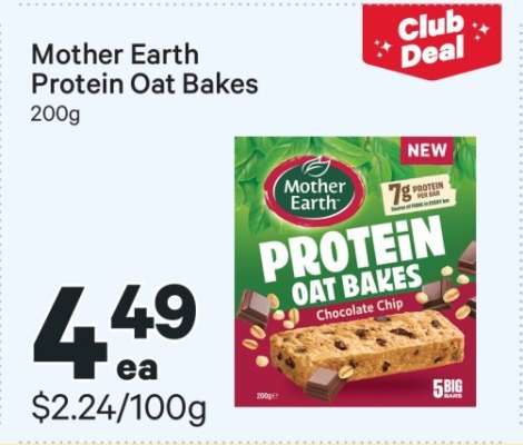 Mother Earth Protein Oat Bakes