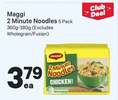 Maggi 2 Minute Noodles 5 Pack