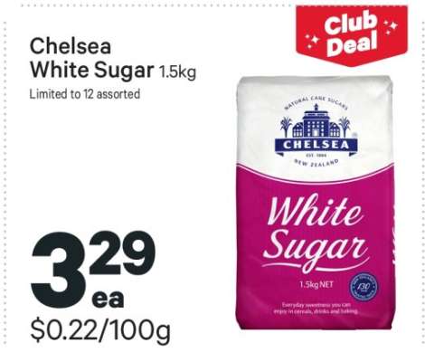 Chelsea White Sugar 1.5kg