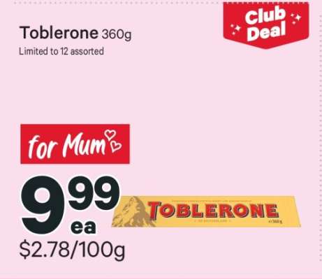 Toblerone 360g