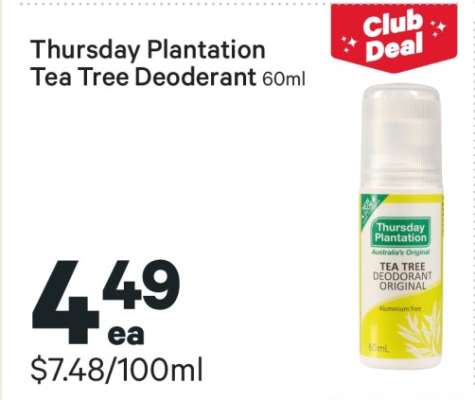 Thursday Plantation Tea Tree Deodorant