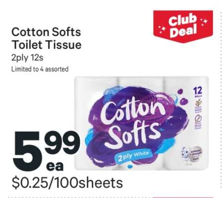 Cotton Softs Toilet Tissue