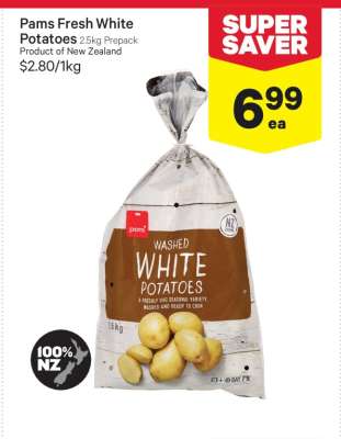 Pams Fresh White Potatoes