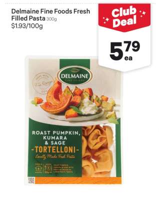 Delmaine Fine Foods Fresh Filled Pasta