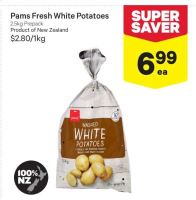 Pams Fresh White Potatoes