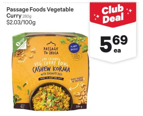 Passage Foods Vegetable Curry